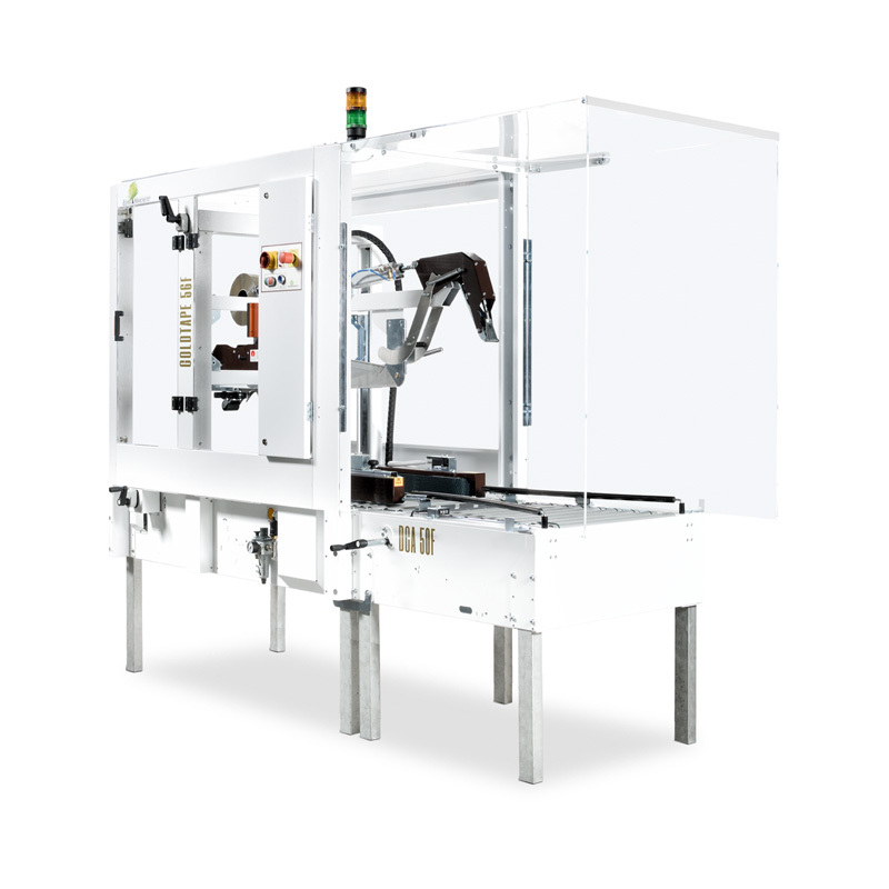 Scotcheuse automatique mono-format avec fermeture des rabats goldtape 56F