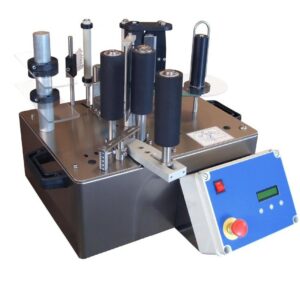 Etiqueteuse semi-*automatique verticale FX10H pour flacons, pots bouteilles