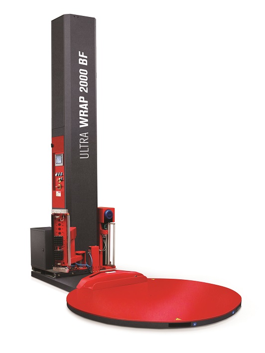 Banderoleuse de palette avec soudure automatique du film